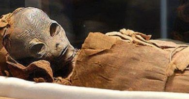 Ve faraonově tajné pohřební komnatě byla objevena mumie mimozemšťana